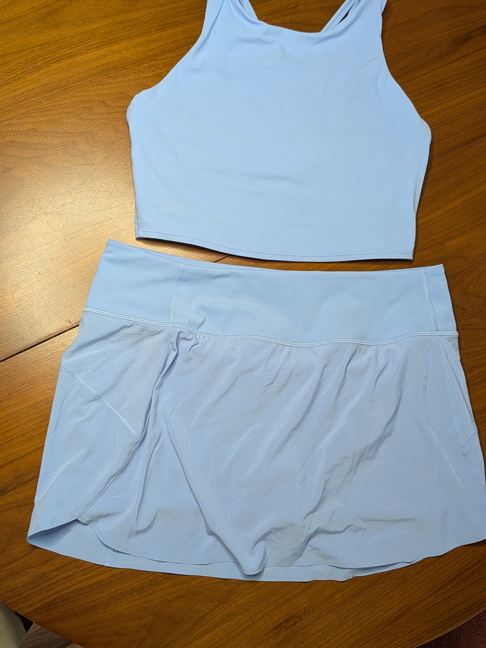 Athleta Blue Athletic Matching Set M/L